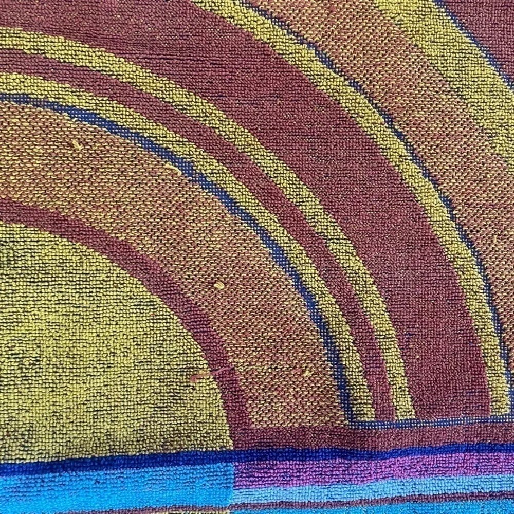 Vintage Beach Towel Setting Rising Sun